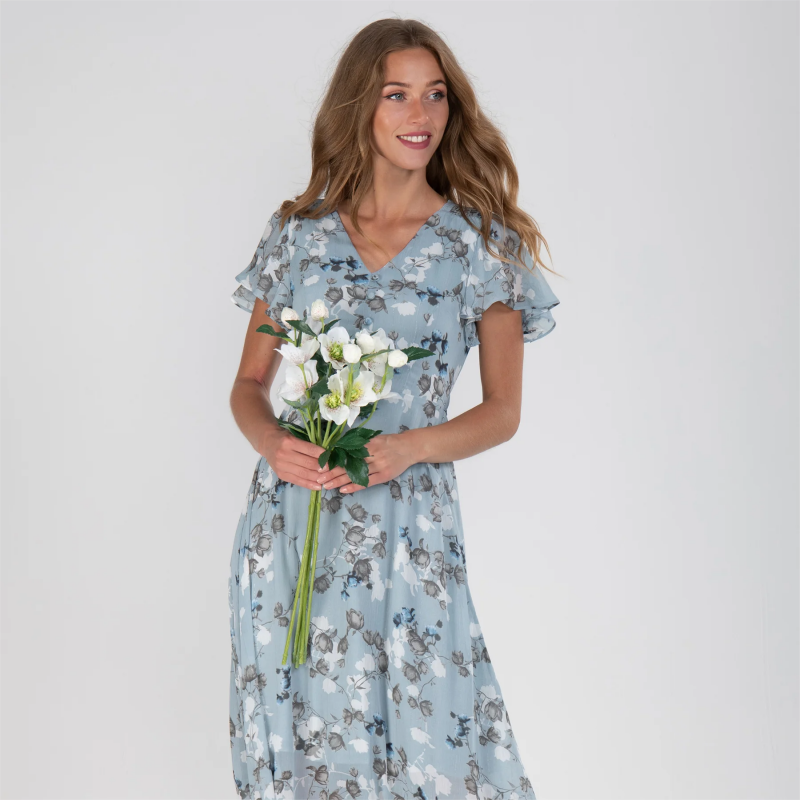 Stilla | Årgang Blomsterkjole Til Kvinder Online salg