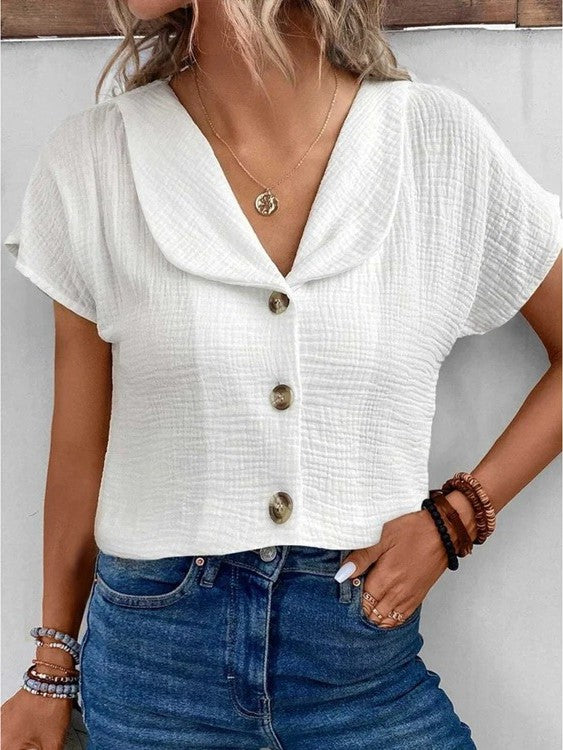 Stilla | Chic Sommer Bluse Online salg