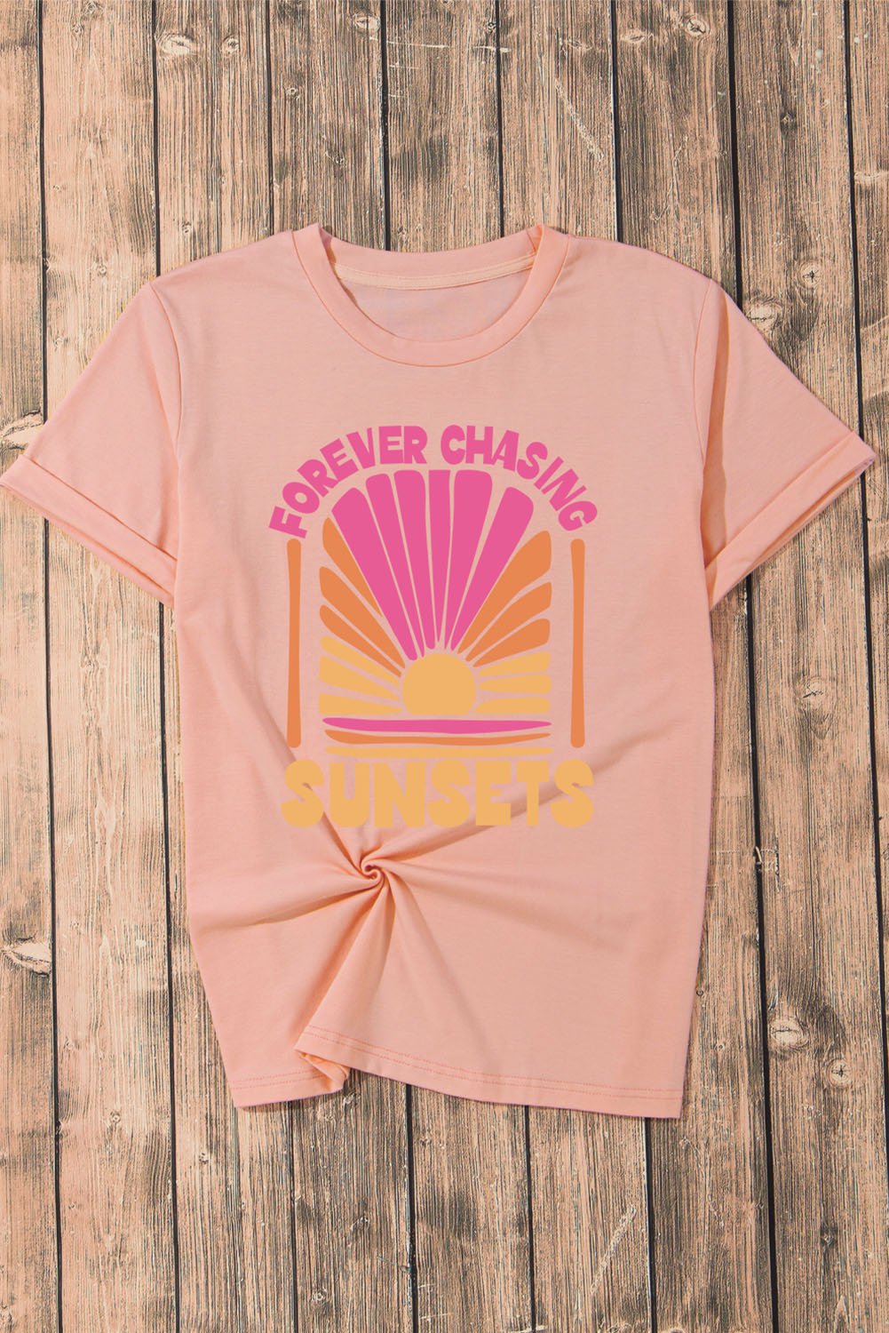 Stilla | FOREVER CHASING SUNSETS Rundhals T-Shirt Udsalg
