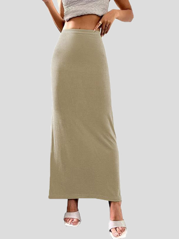 Stilla | Kvinderne Nederdele Afslappet Solid Slim Fit Maxi Nederdel på udsalg