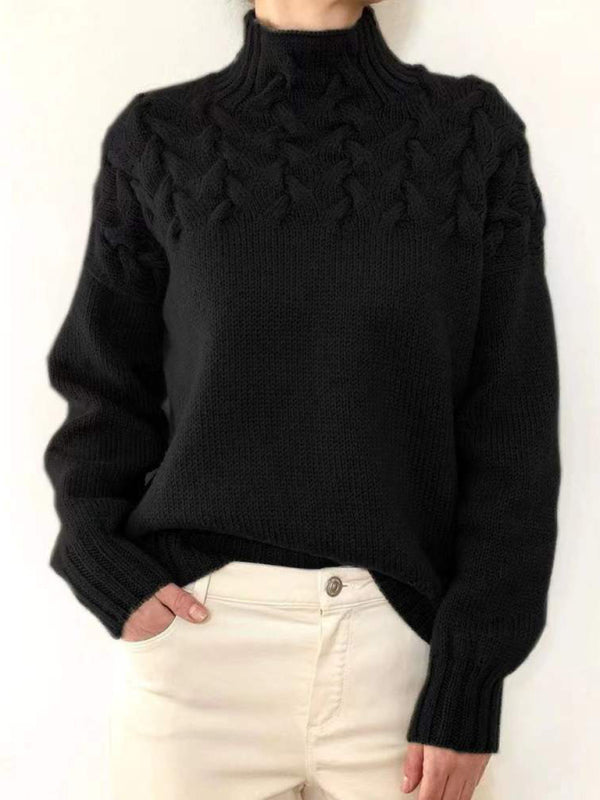 Stilla | Læderagtig og afslappet sweater til hyggelige dage Udsalg