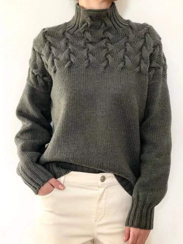 Stilla | Læderagtig og afslappet sweater til hyggelige dage Udsalg