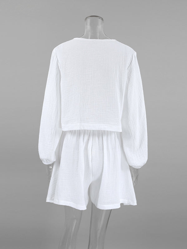 Stilla | Kvinder Shorts Sweater Nattøj sæt