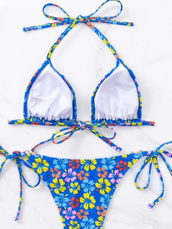 Stilla | Blomster Triangle Cup Snor Bikini